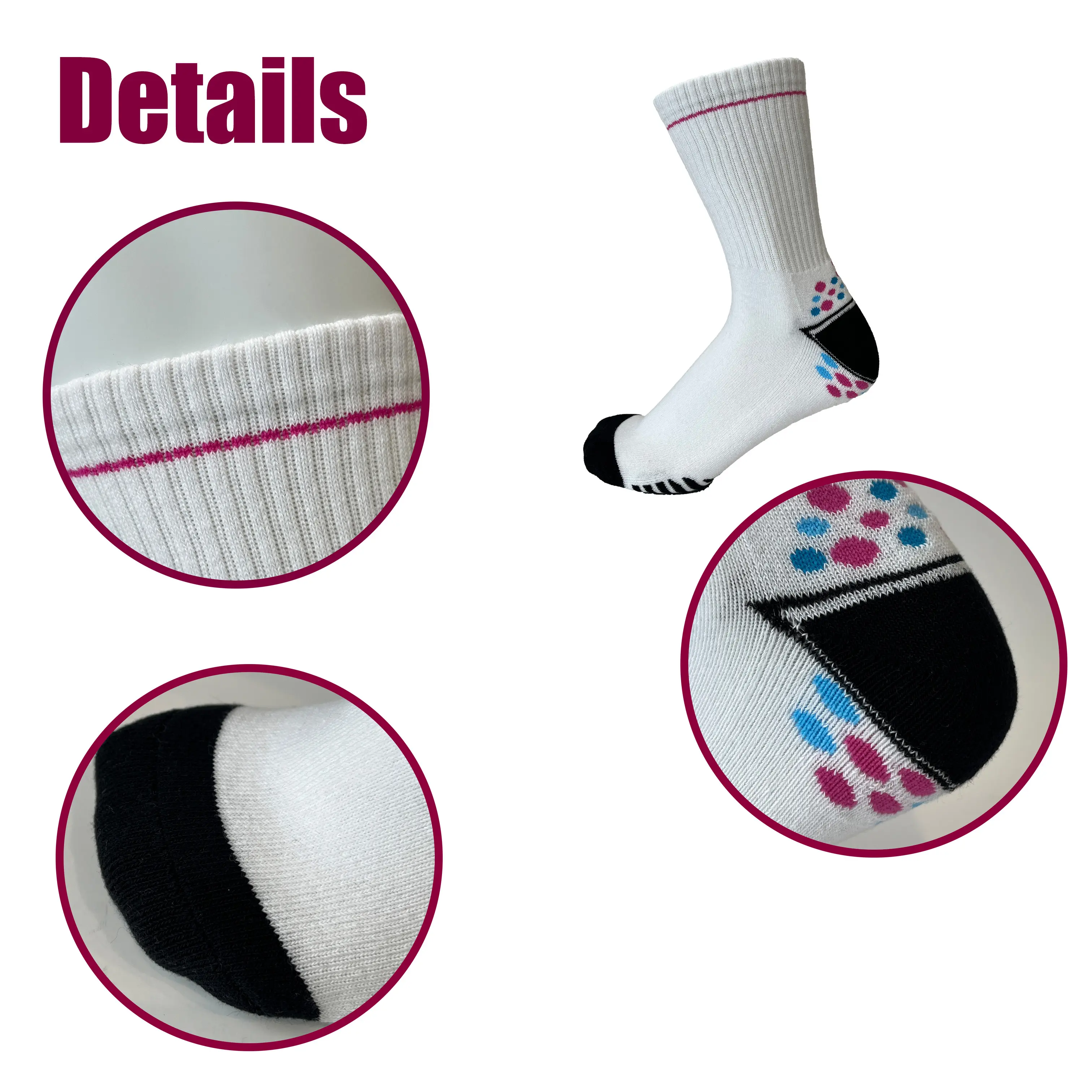 Men's Cotton Athletic Socks None - - Huayang 3