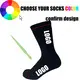 Men's Athletic Crew Socks Custom Made Size by Huayang 4