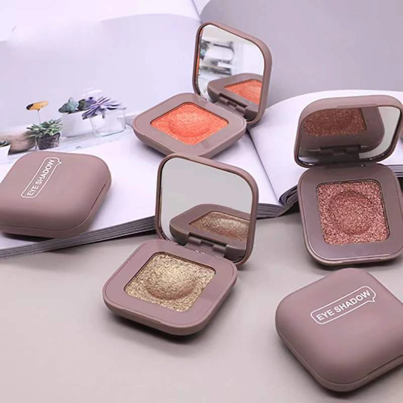Mlm Custom Makeup Fashion Style Glitter Eyeshadow Pearlescent Mashed Potato Eyeshadow Plate Vegan Shimmer Eyeshadow Cream 1