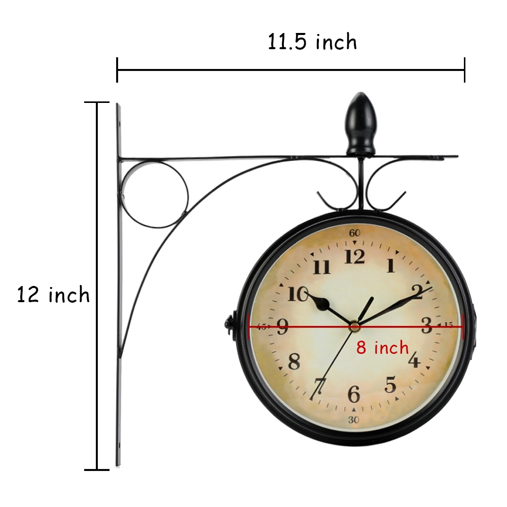 Moderne wandklok ontwerp Scandinavisch klein horloge Metaal Home Decor Metaal Luxe moderne decoratieve wandklok voor woonkamer 1