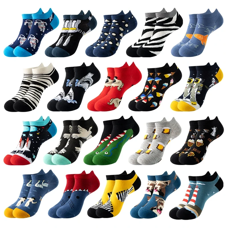 Colorful Animal Knitting Socks for Spring/Autumn 1