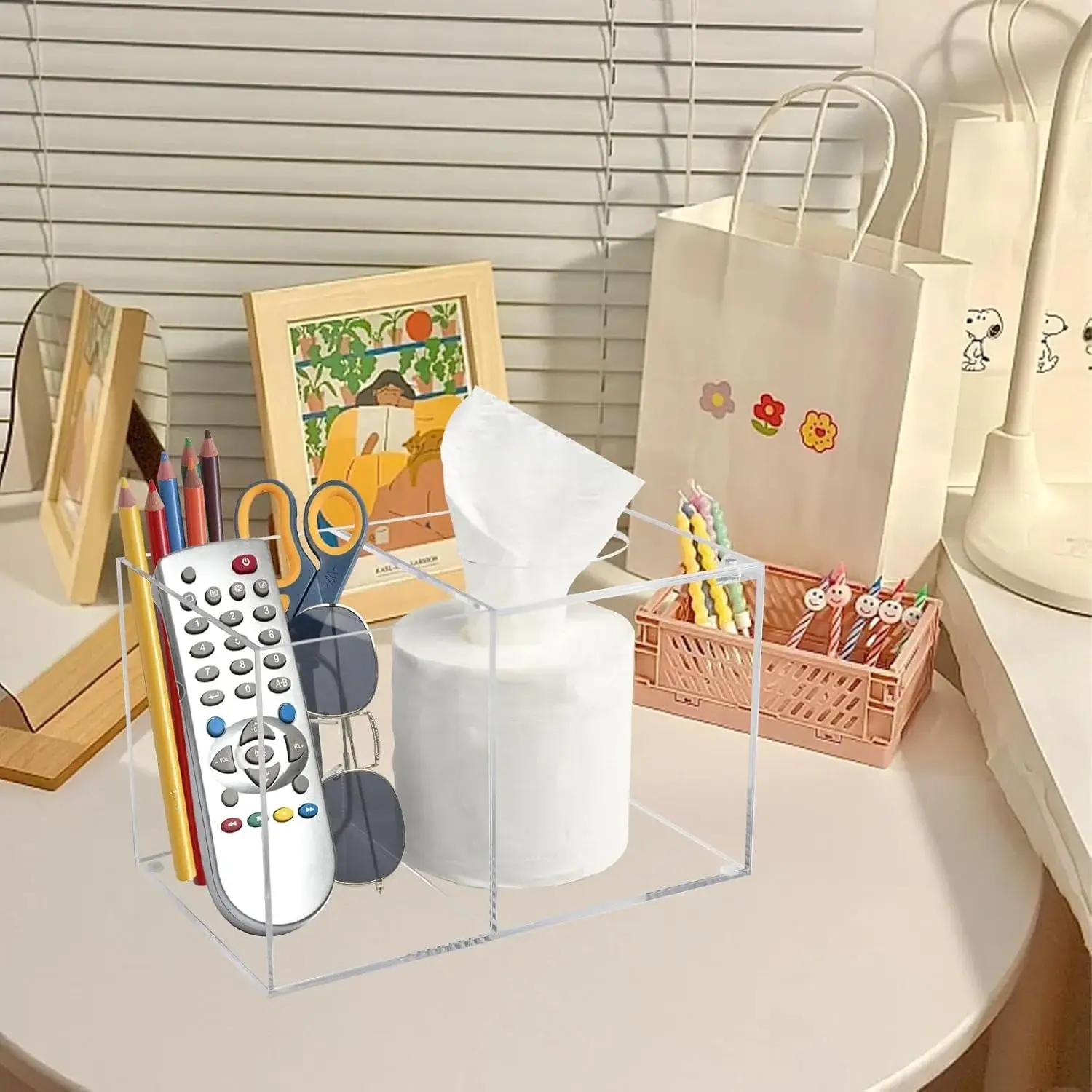 Acrylic Tissue Box Square Customized by HQ ACRYLIC 6