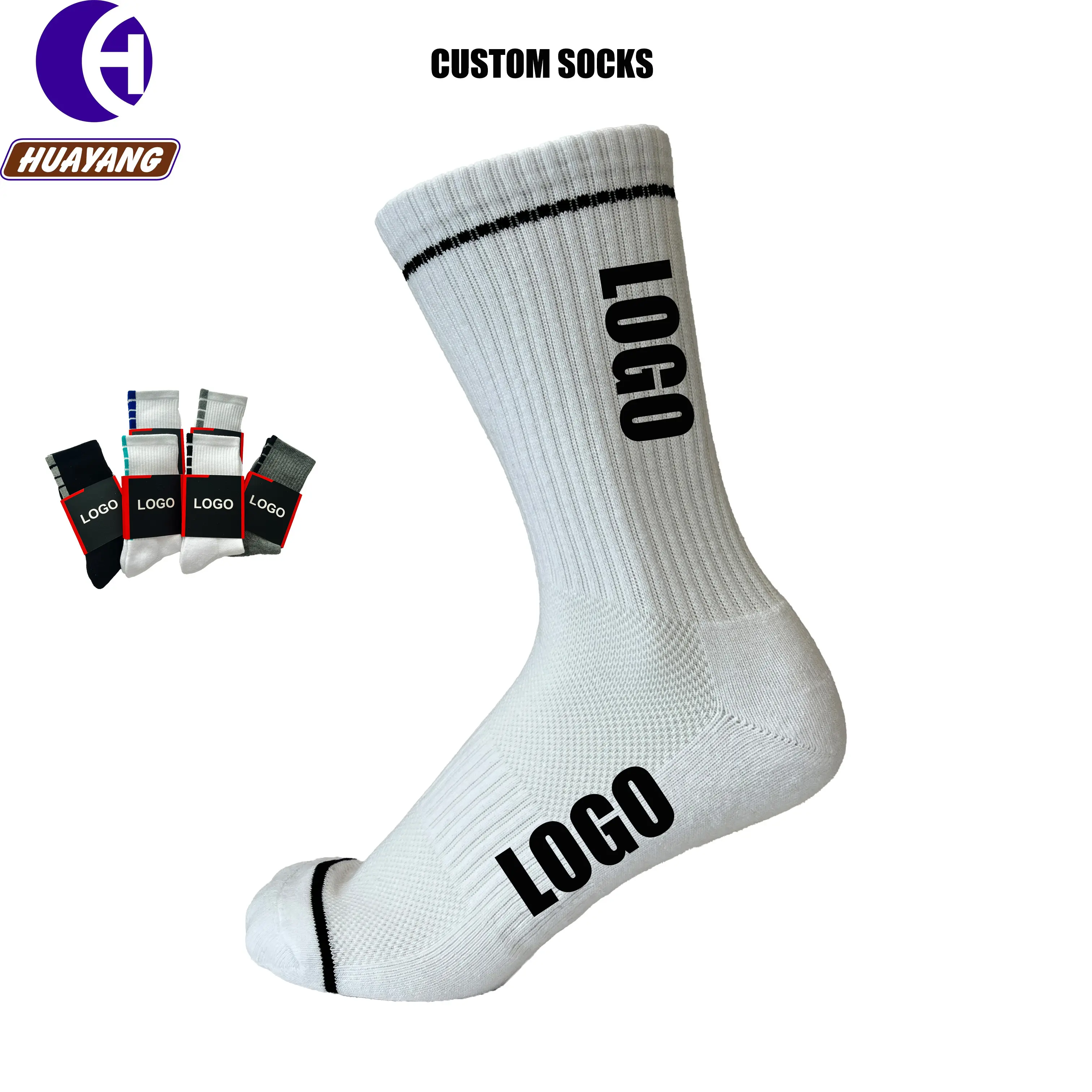 Men's Athletic Crew Socks None - - Huayang 1