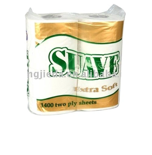 1000 Sheet White Embossing 1-ply Toilet Tissue Paper Rolls 1