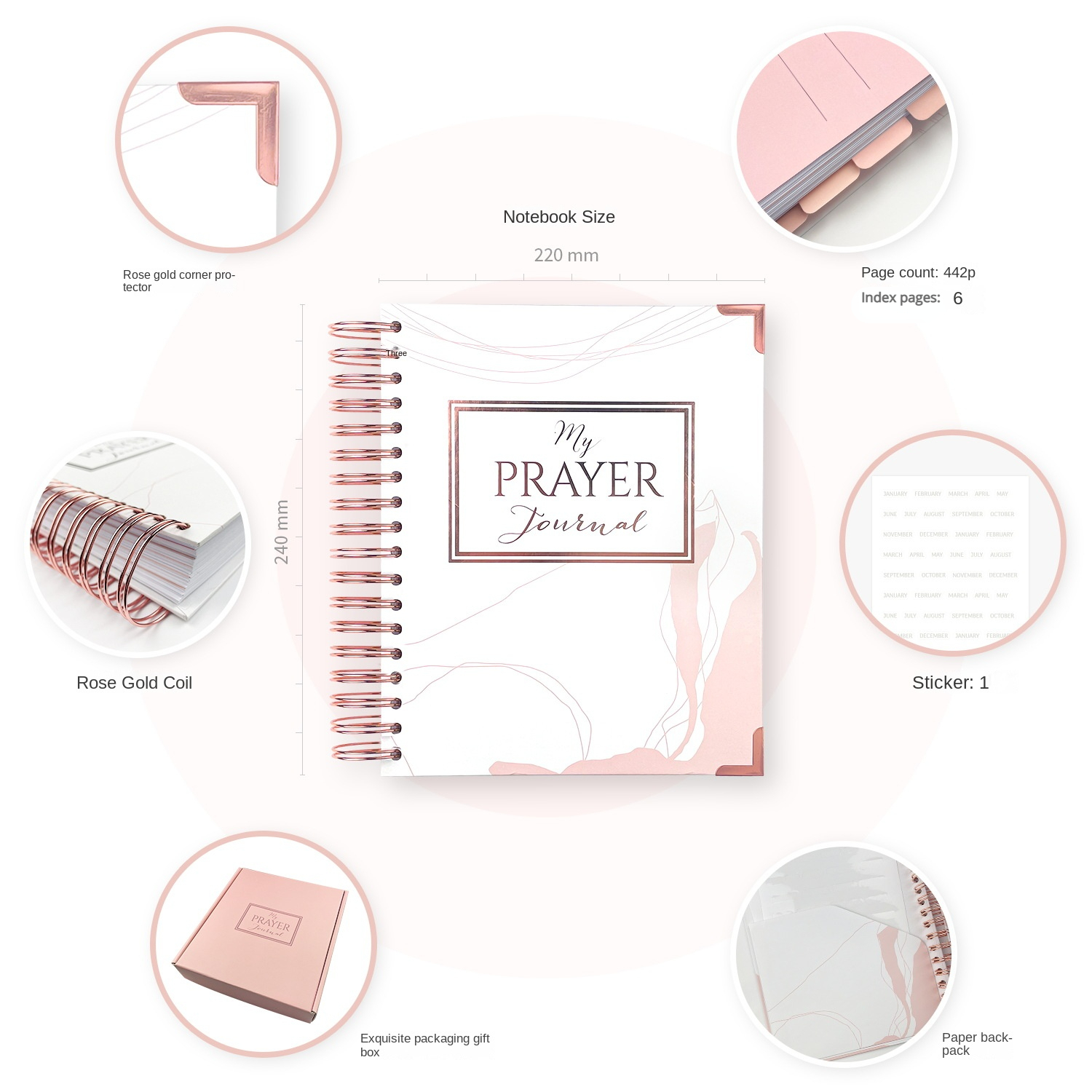 Modern Notepad Writing Pad in many styles for Home 4