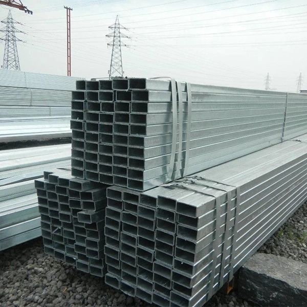 Tubo rectangular de acero galvanizado de 100x100 mm para puertas 1