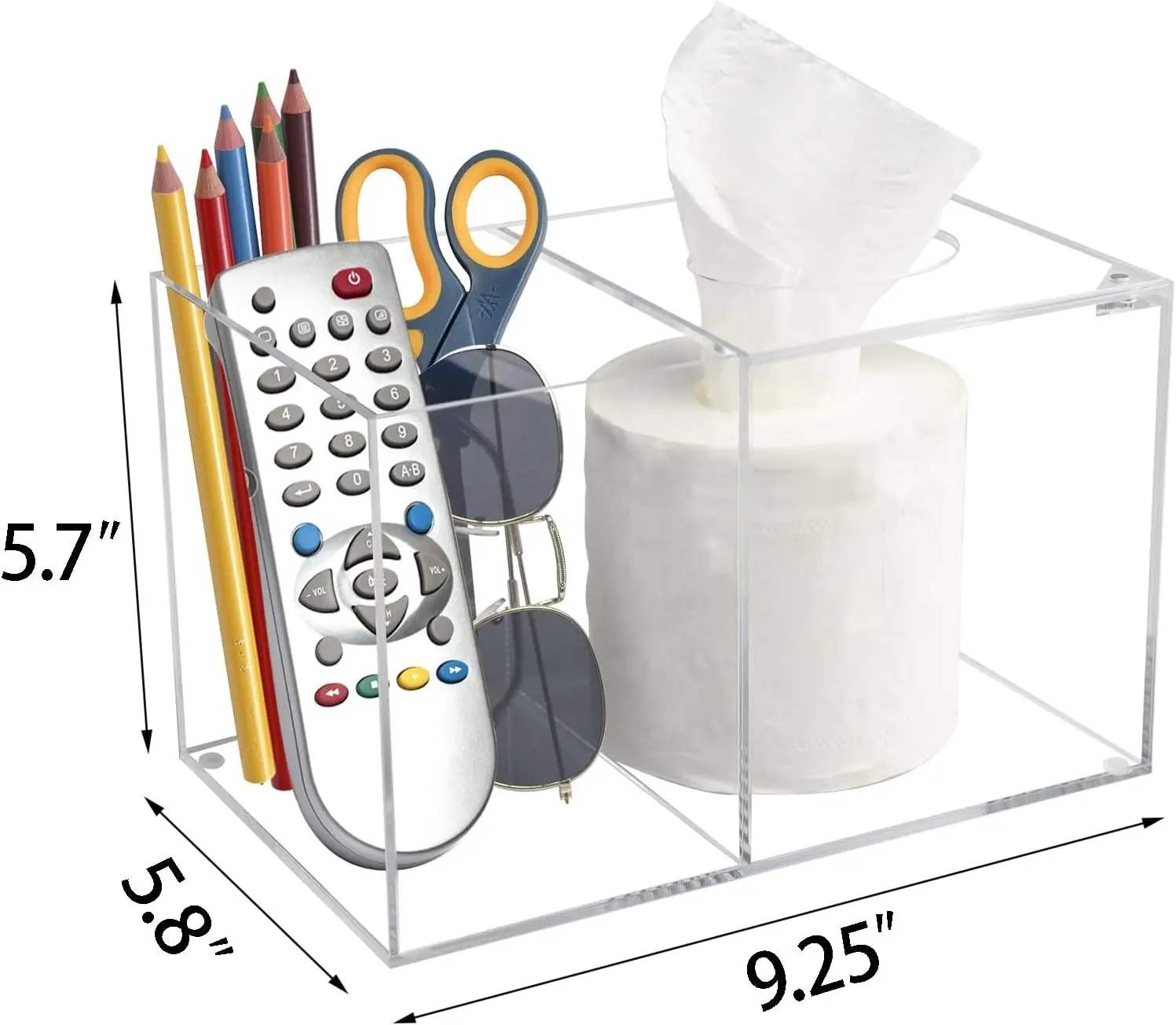 Acrylic Tissue Box Square Customized by HQ ACRYLIC 4