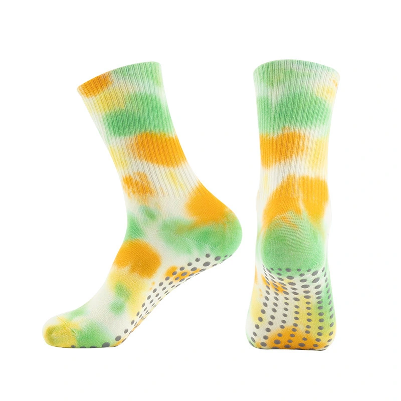 Custom Crew Sports Socks with Anti-Slip Tie Dye for Women 1