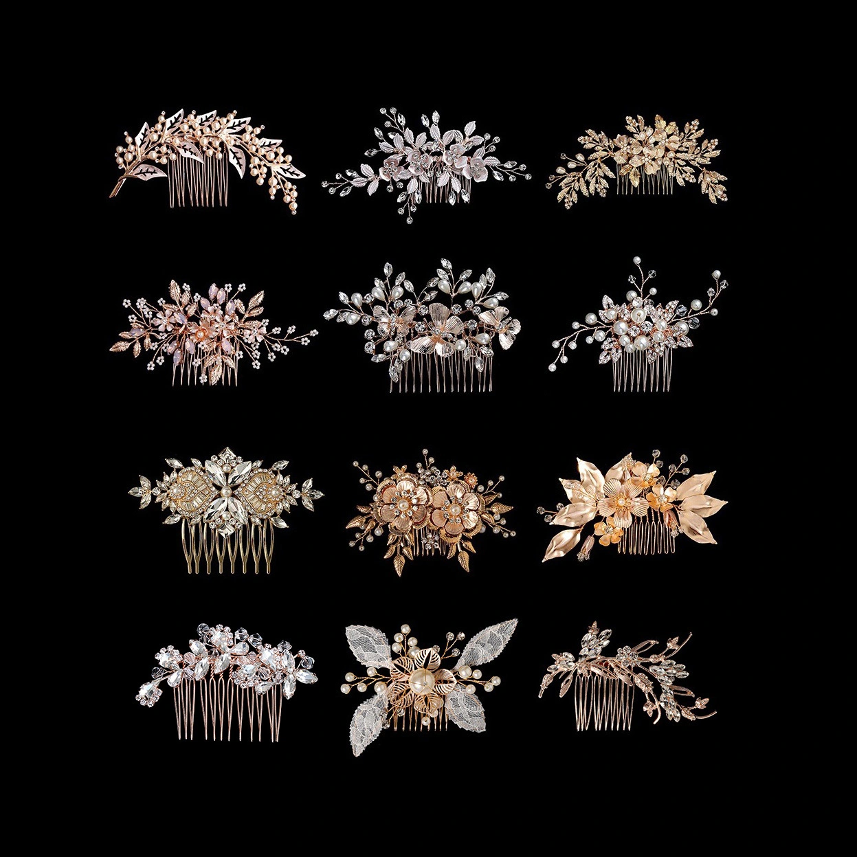 Crystal Hairpin Exquisite Hair Accessories Wedding Hair Comb 1