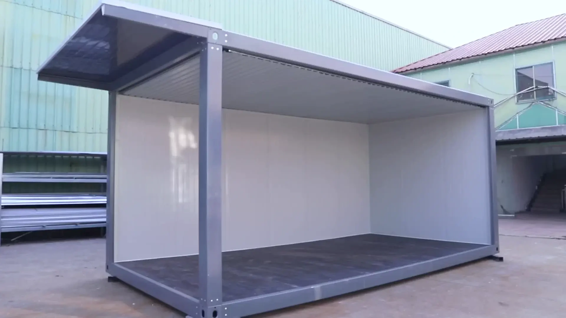 Fabricant de maison de conteneur de maison en acier préfabriquée à prix direct d'usine maison mobile préfabriquée extensible 1