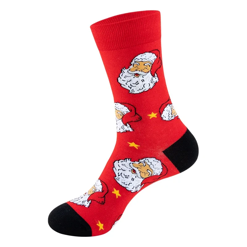 Colorful Christmas Custom Knitting Socks for Men and Women 1