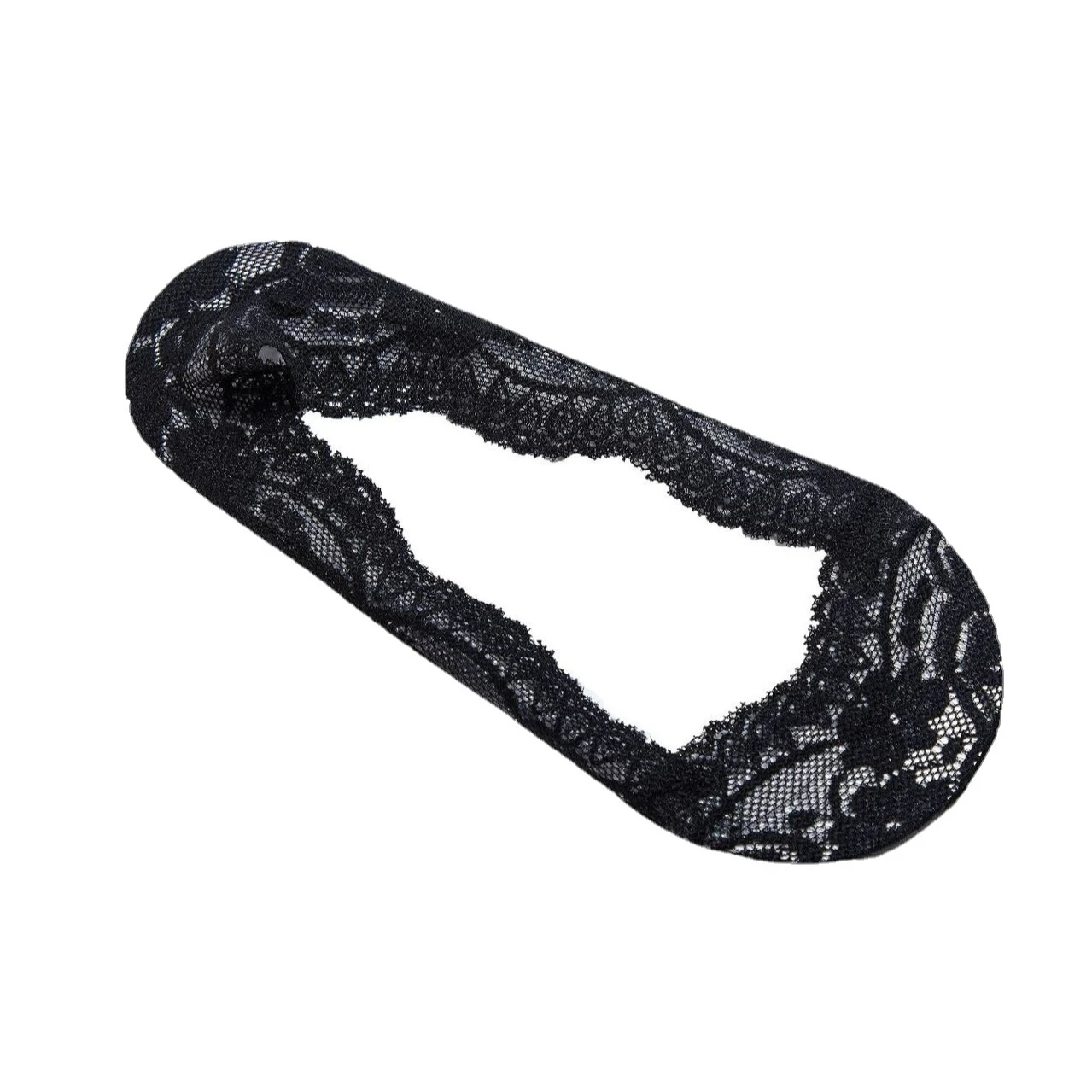 Women's Lace No Show Socks - Non Slip Footie Liner 1