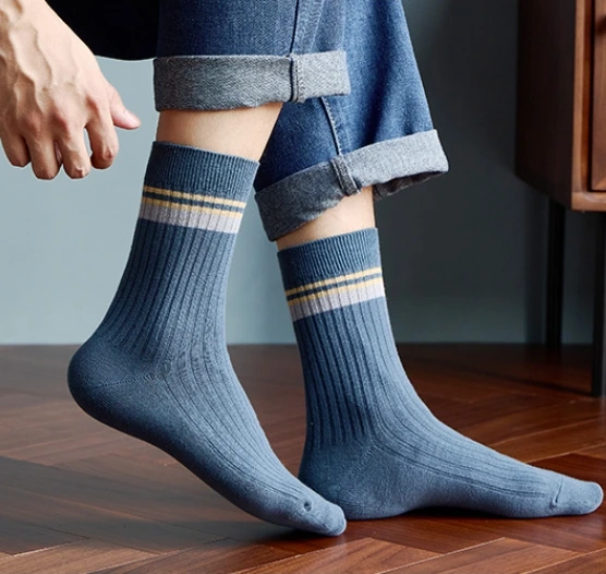 Custom Cotton Men Socks High Quality Breathe Comfortable Socks 1