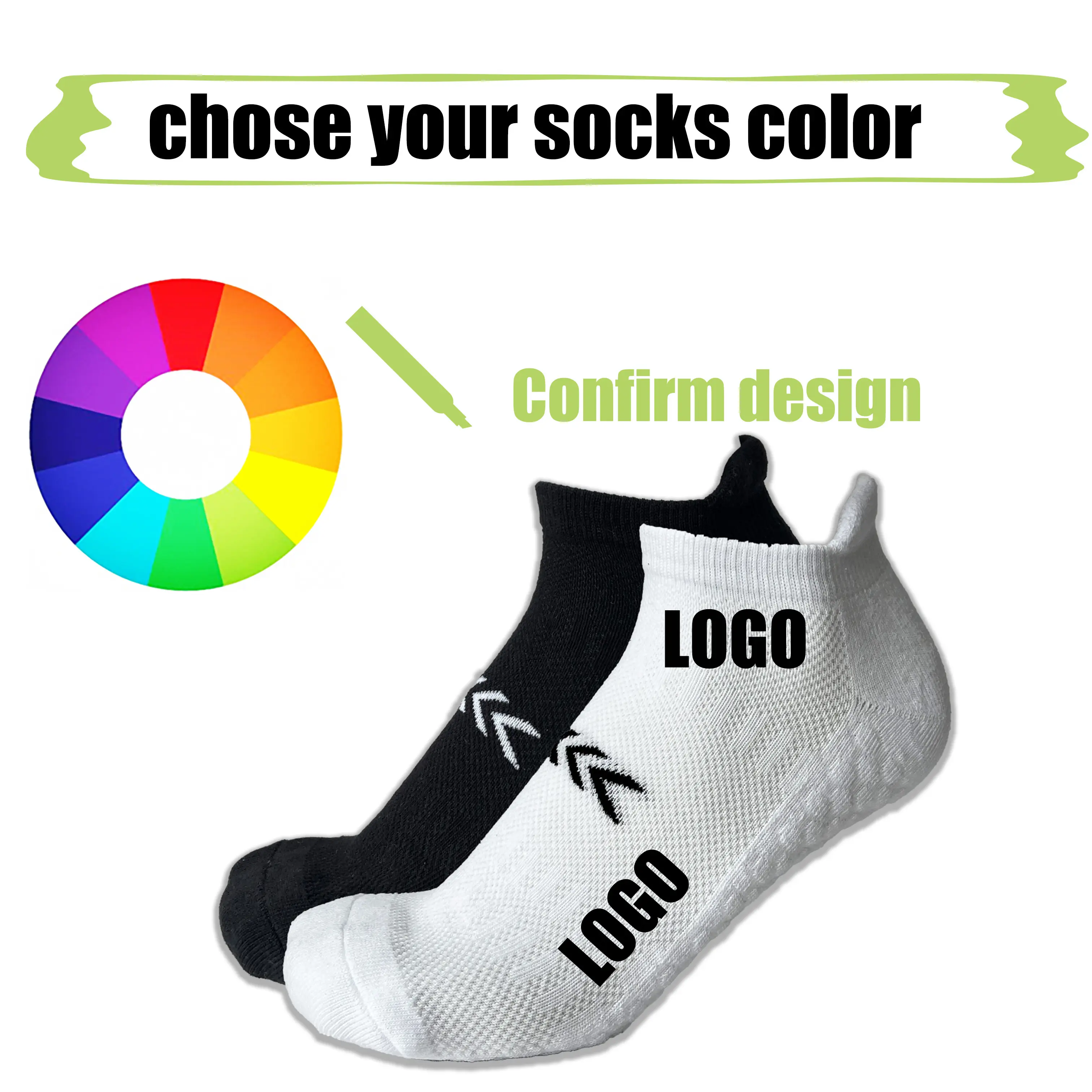 Mens White Sports Socks Thick by Huayang 4