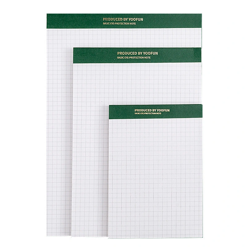 Mémo de carton blanc vierge A6 / A5 / B5 1
