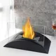 Glass Tabletop Fireplace New Image Gifts by NEW IMAGE 4