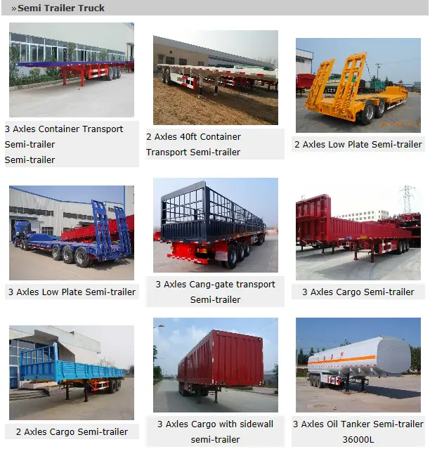 Custom 40 Foot Flatbed Trailer for Sale Price List 5