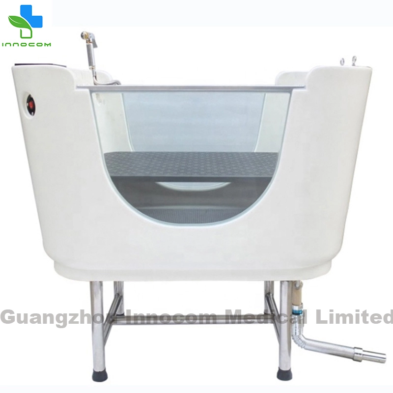 Baignoire canine électrique en plastique avec thérapie à l'ozone pour le toilettage des animaux 1