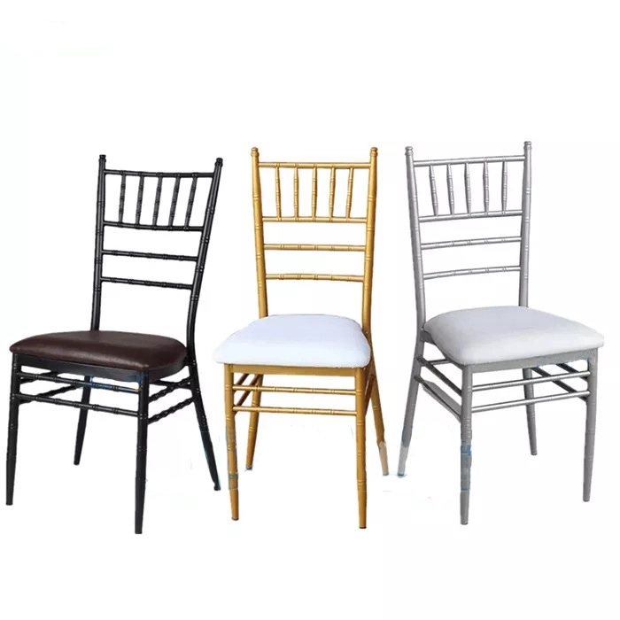 Großhandel Aluminium Silber Phoenix Hochzeitsstuhl Kinder Party Chiavari Stühle 1