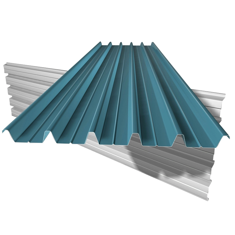 Wholesale Galvanized Corrugated Steel Roofing Sheets in Ral9001 and Ral9002 Colors 1