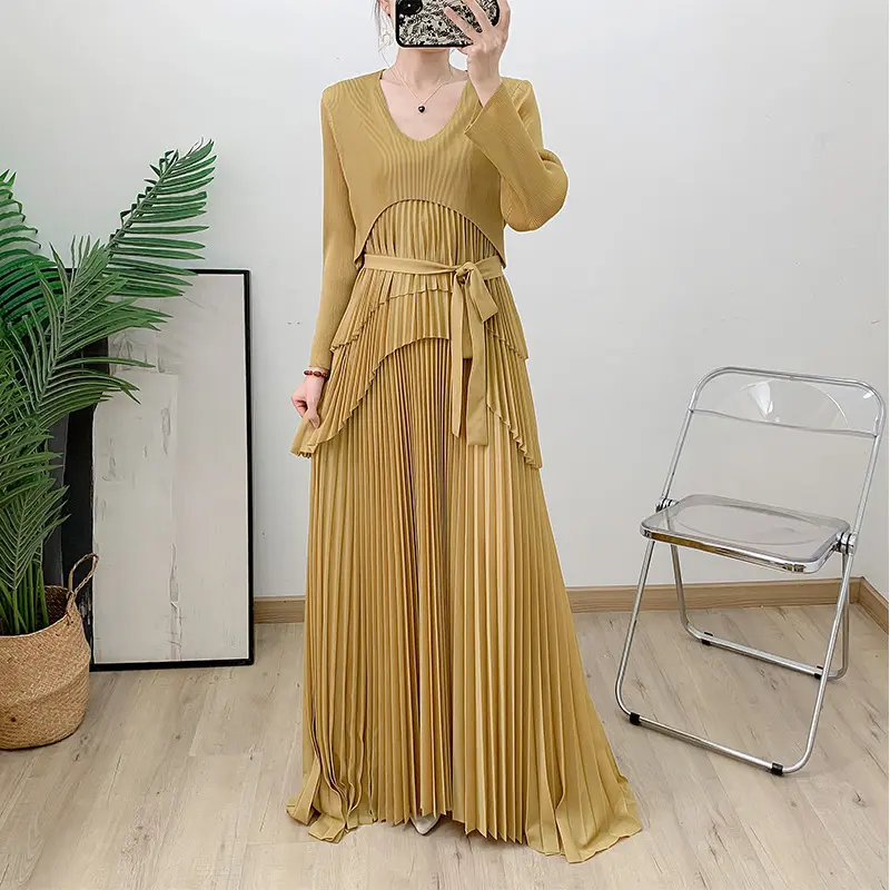 Pleated Short Gown Pay with the World’s Most Payment Methods. by Pleats Clothing 2