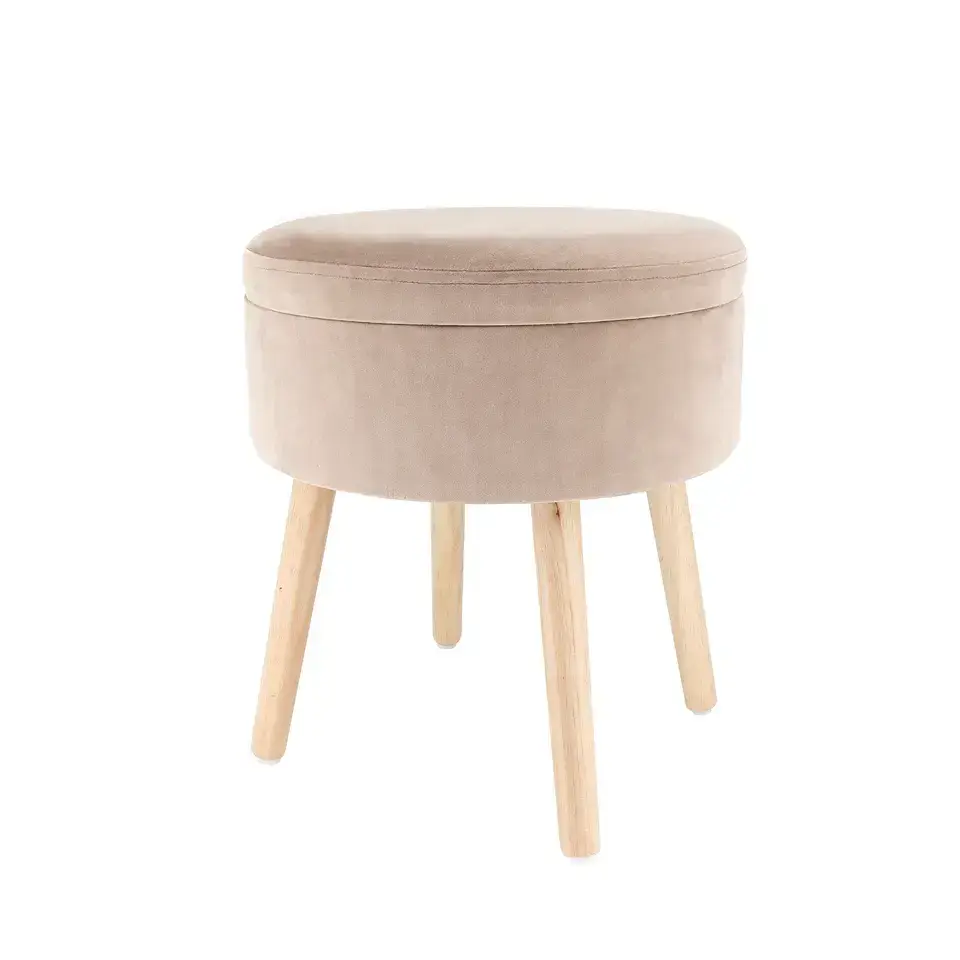 Round Storage Pouffe 23.50 * 23.50 * 55.00 Cm/2.79kgs/1pcs - - NEW IMAGE 7