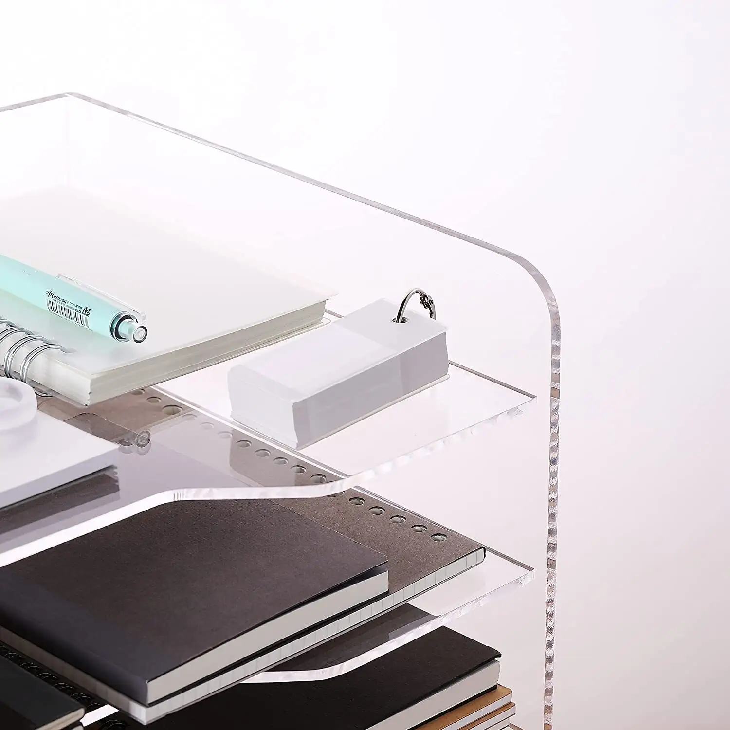 Clear Acrylic Letter Tray Custom Logo - - HQ ACRYLIC 2