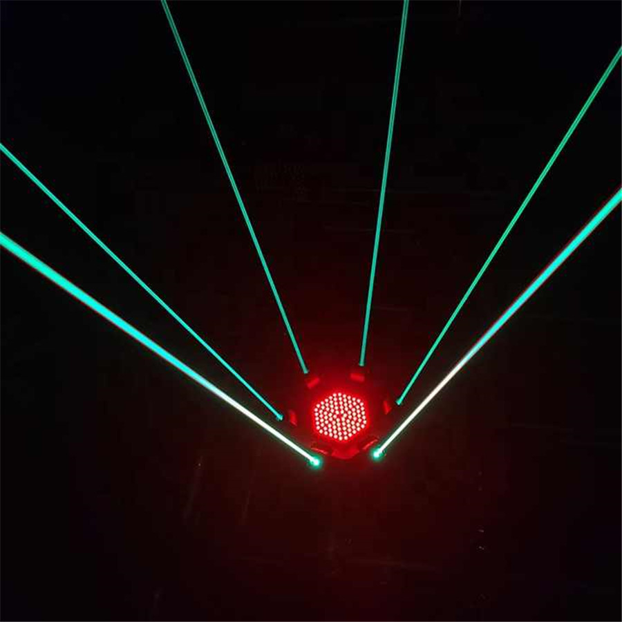 Lumière laser à tête mobile LED RVB 12 W 6