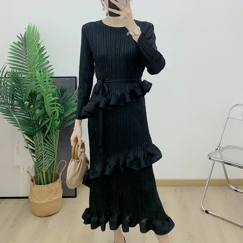 One Shoulder Pleated Gown Fast Shipping to Over 200+ Countries & Regions. - - Pleats Clothing 2