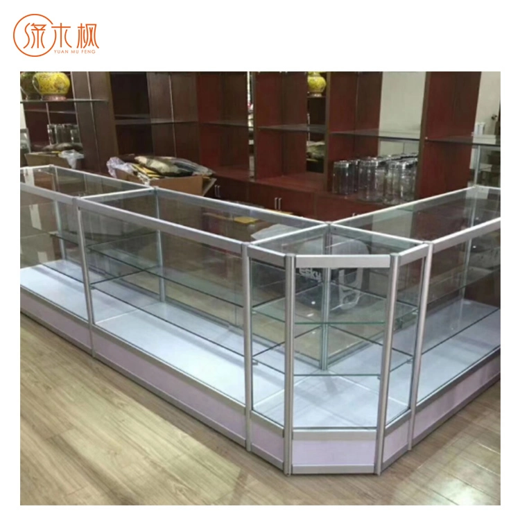 Custom Glass Case Display Manufacturer for Smoke Shop Wholesale YMF-134 Modern 1