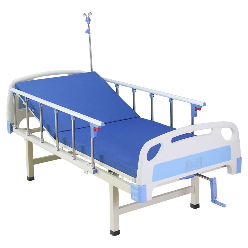 Best-selling Flat-surfaced Single Manual Crank Care Bed | INNORKOM 1