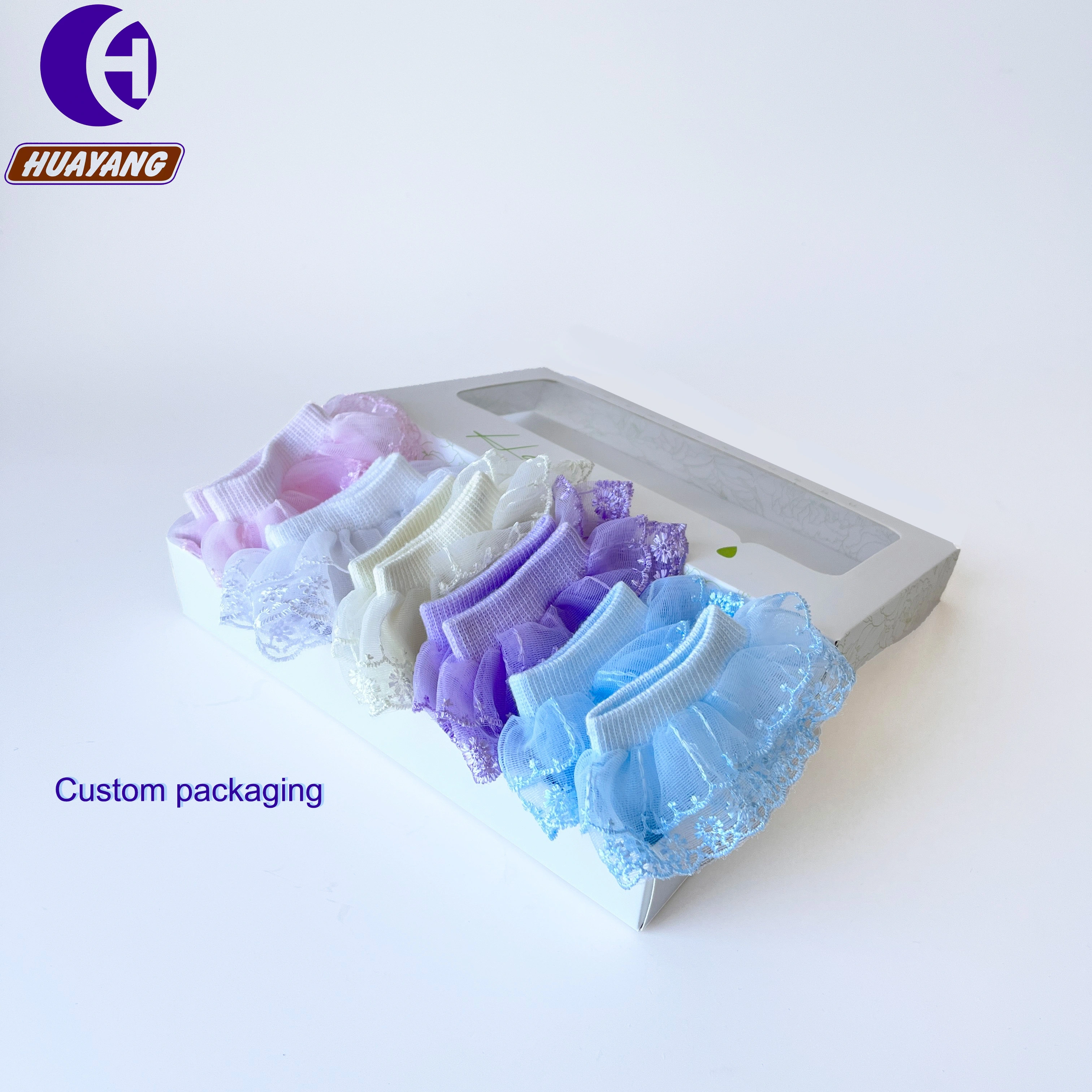 Custom Lace Knitting Socks for Girls - High Quality Children's Socks 1