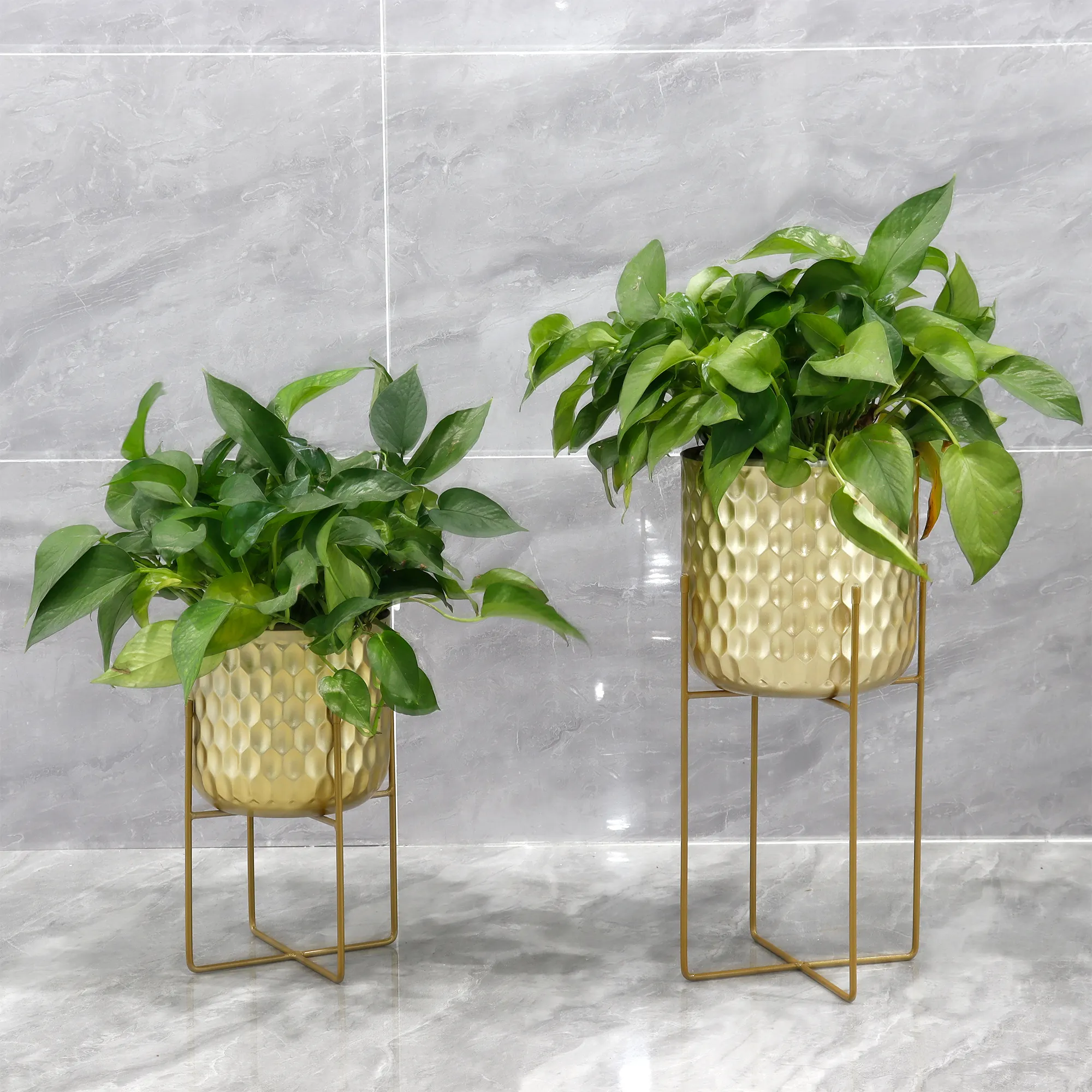 Metal Plant Pots Modern Wholesale - NEW IMAGE 4