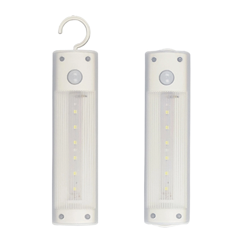 Super Bright Pir Sensor Portable Wireless Body Motion Wall Led Cabinet Stairs Drawer The Wardrobe Light Magnet Led Night Lamp 1