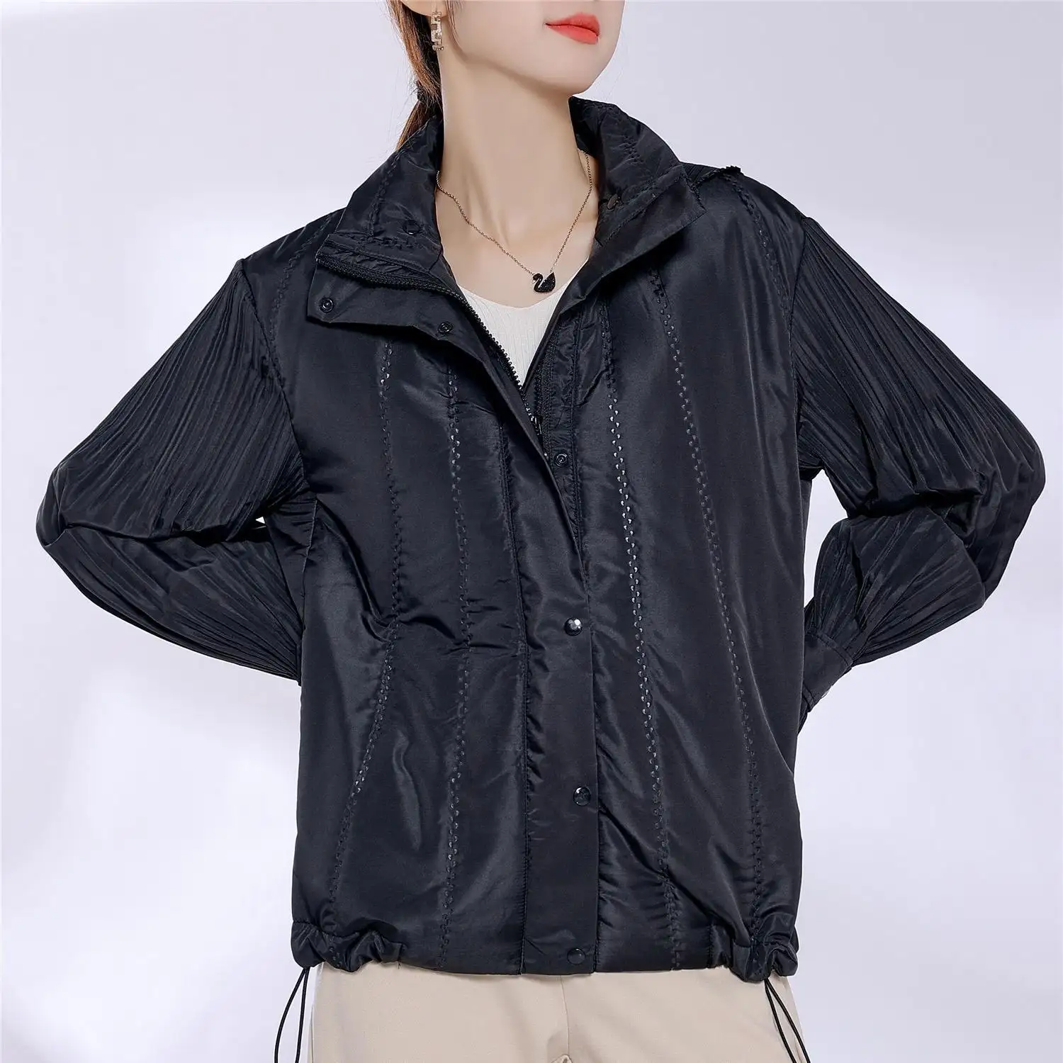Pleated Cardigan Dress Manufacturer - - Pleats Clothing 2