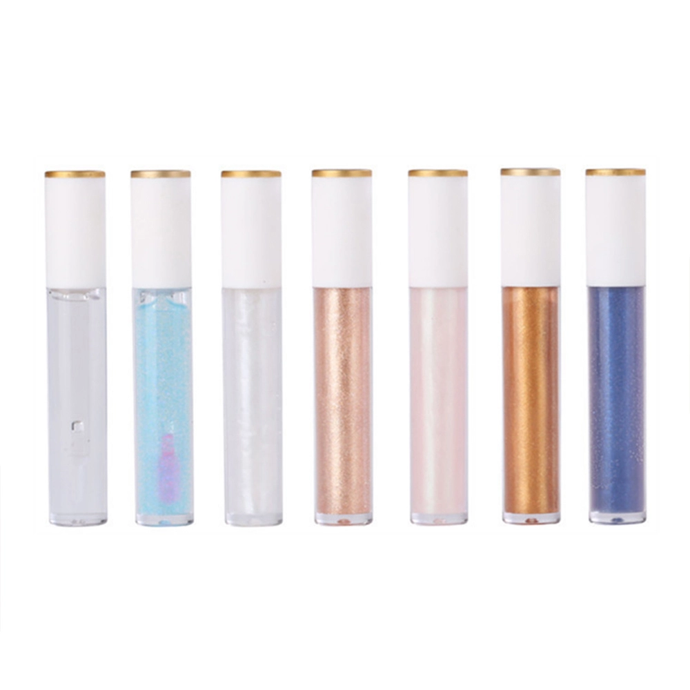 Mlm Custom Makeup New Arrival Long-lasting High Pigment Vegan Cruelty-free Shimmer Tasty Flavored Plumping Glitter Lip Gloss 1