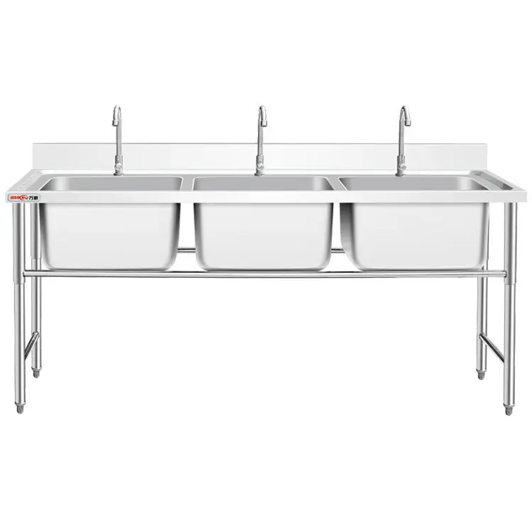 OEM Stainless Table with Sink 2