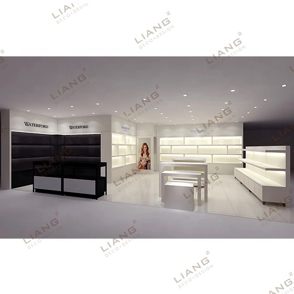 Vitrina de exhibición de vajilla de cerámica para tienda de vajilla, decoración de interiores, mesa de exhibición para tienda de artículos de cocina 1