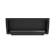 Black Built-In Fireplace