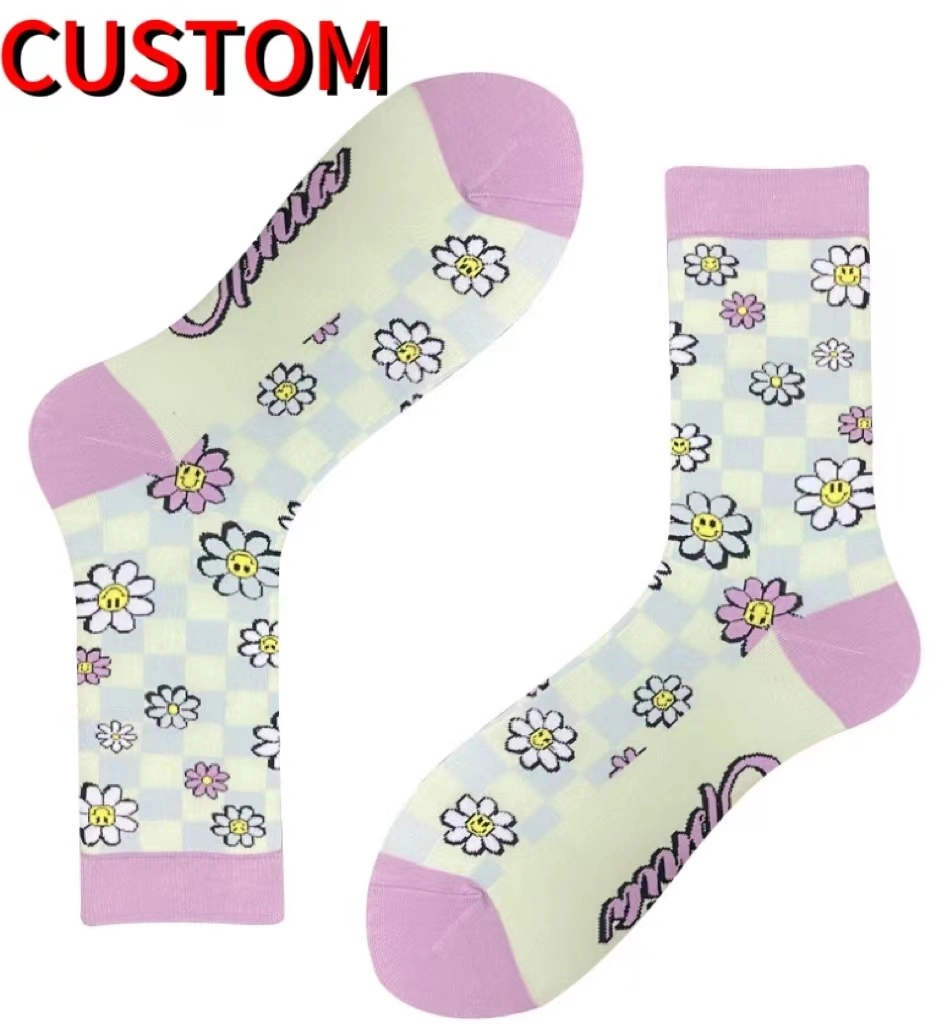 Custom Unisex One Size High Quality Knitting Socks 1