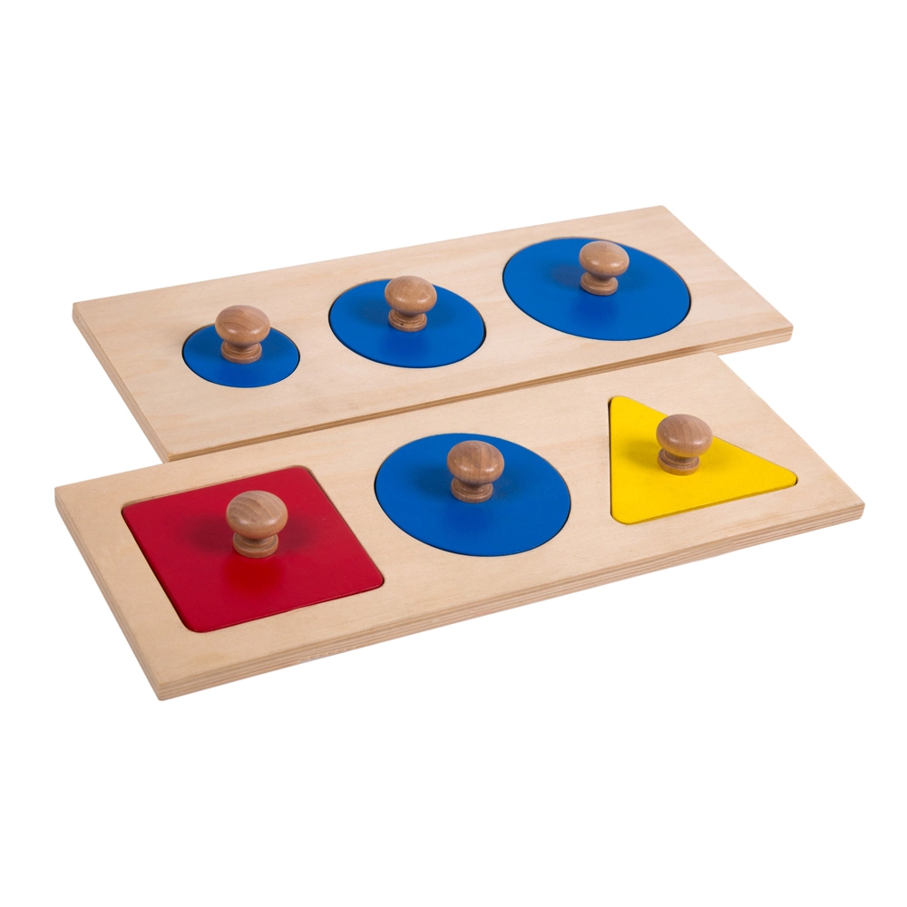 Montessori Wooden Shape Puzzles for Babies - Safe and Educational 1