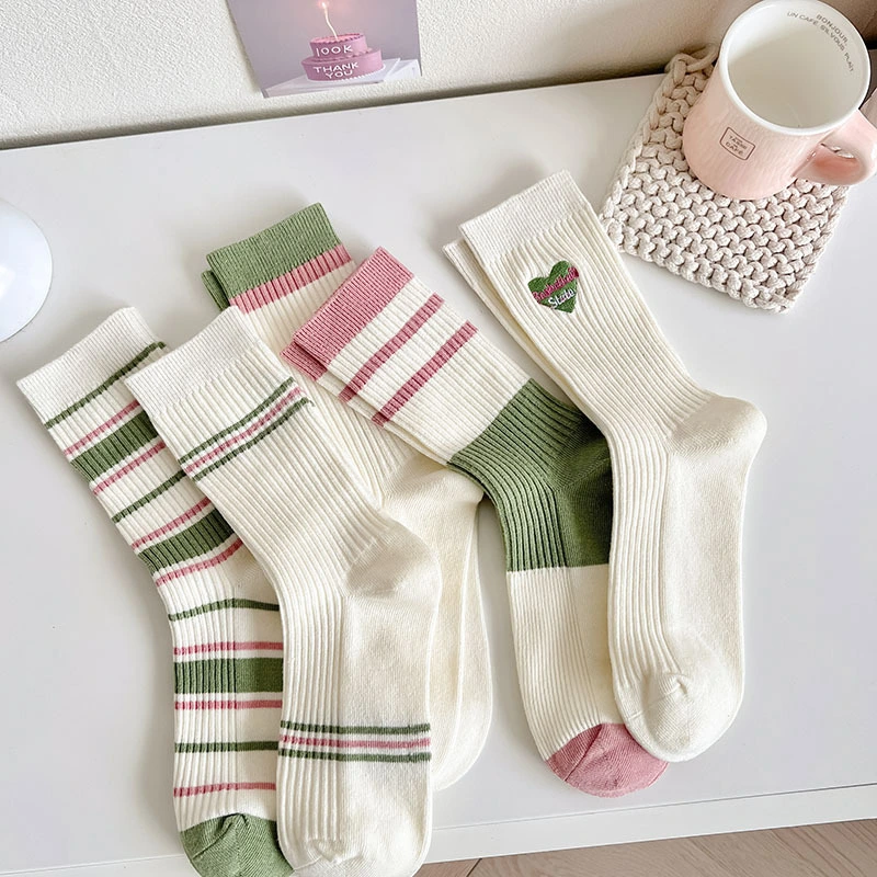 High Top Long Rubber Socks for Girls Women Knitting Socks 1