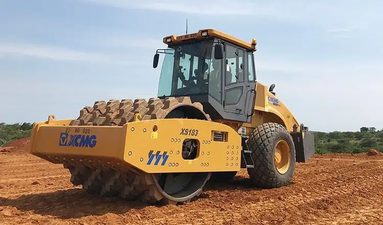 Used Construction Equipment for Sale Vibratory Roller by KXTJ Excavator 4