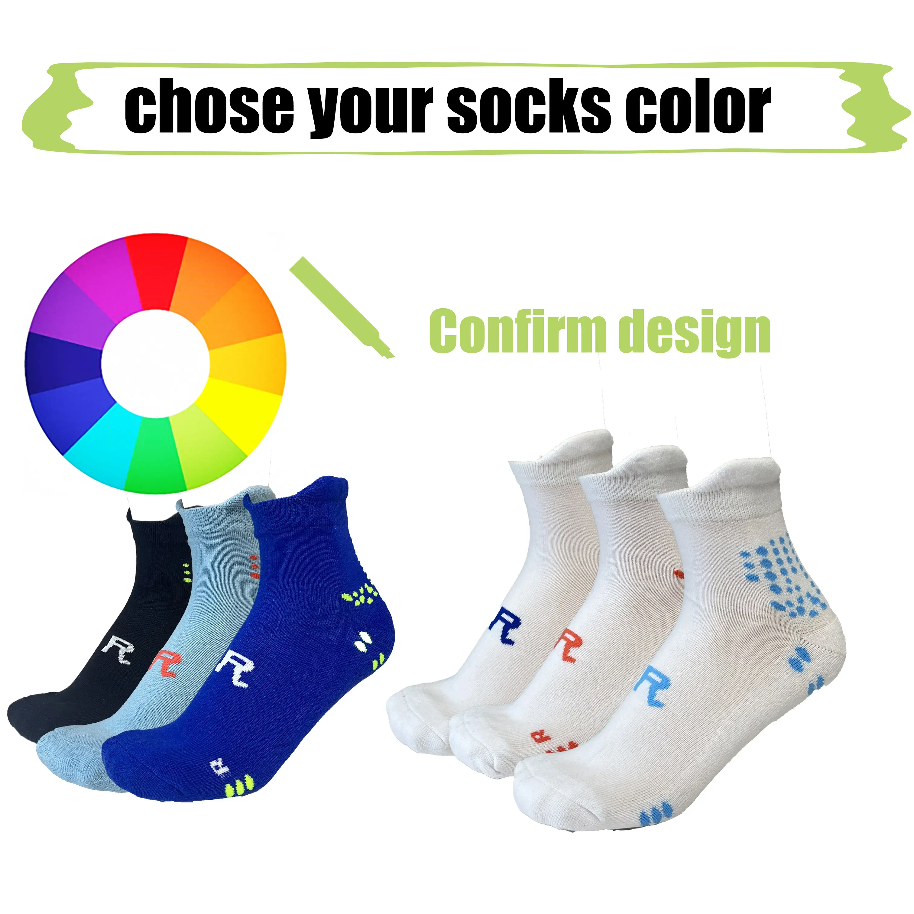 Mens Athletic Socks Black None - - Huayang 3