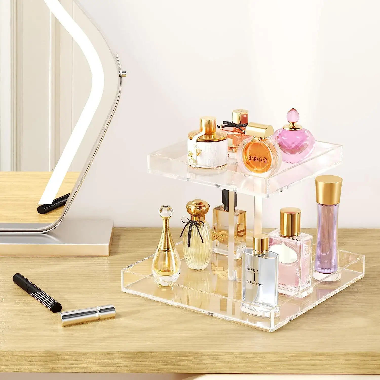 Countertop Cosmetic Display Pure Handmade Wholesale - HQ ACRYLIC 5