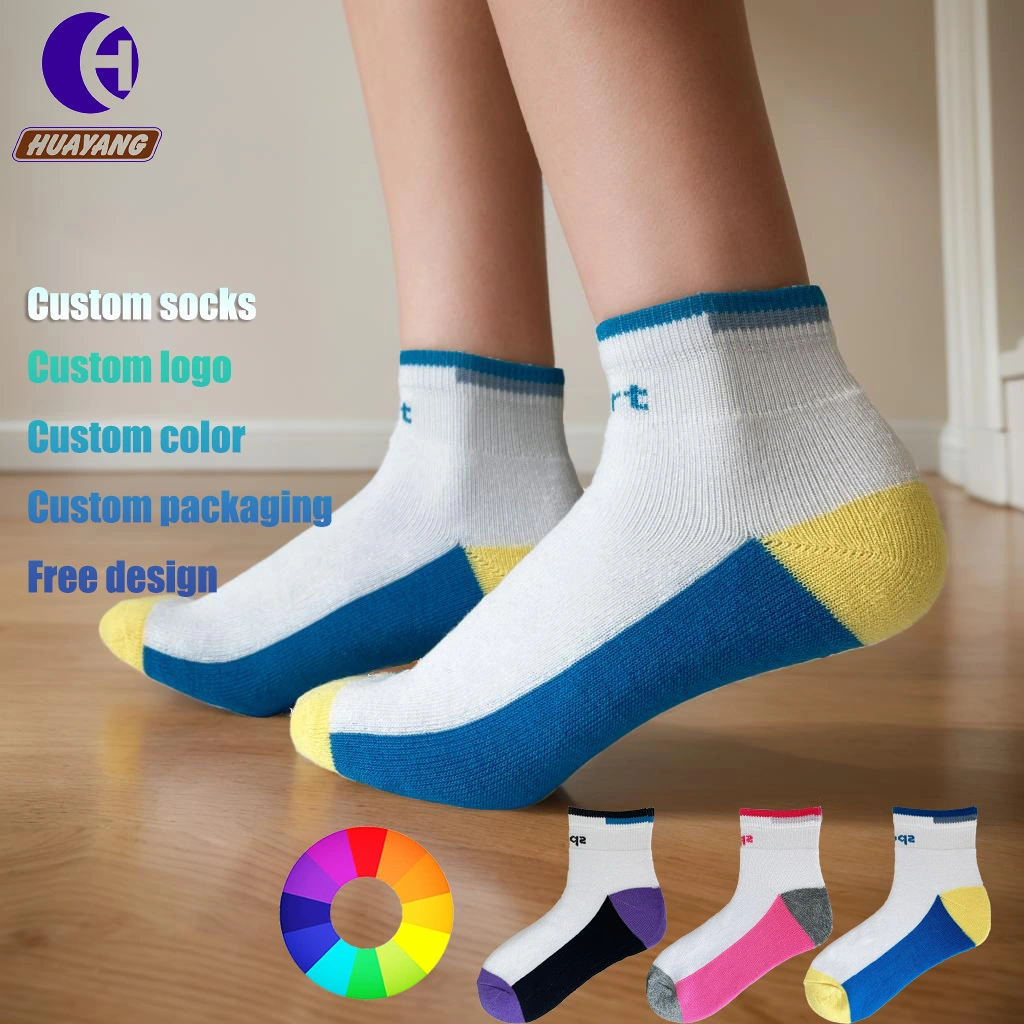 Custom Knitting Kids Polyester Socks for Autumn and Winter 1