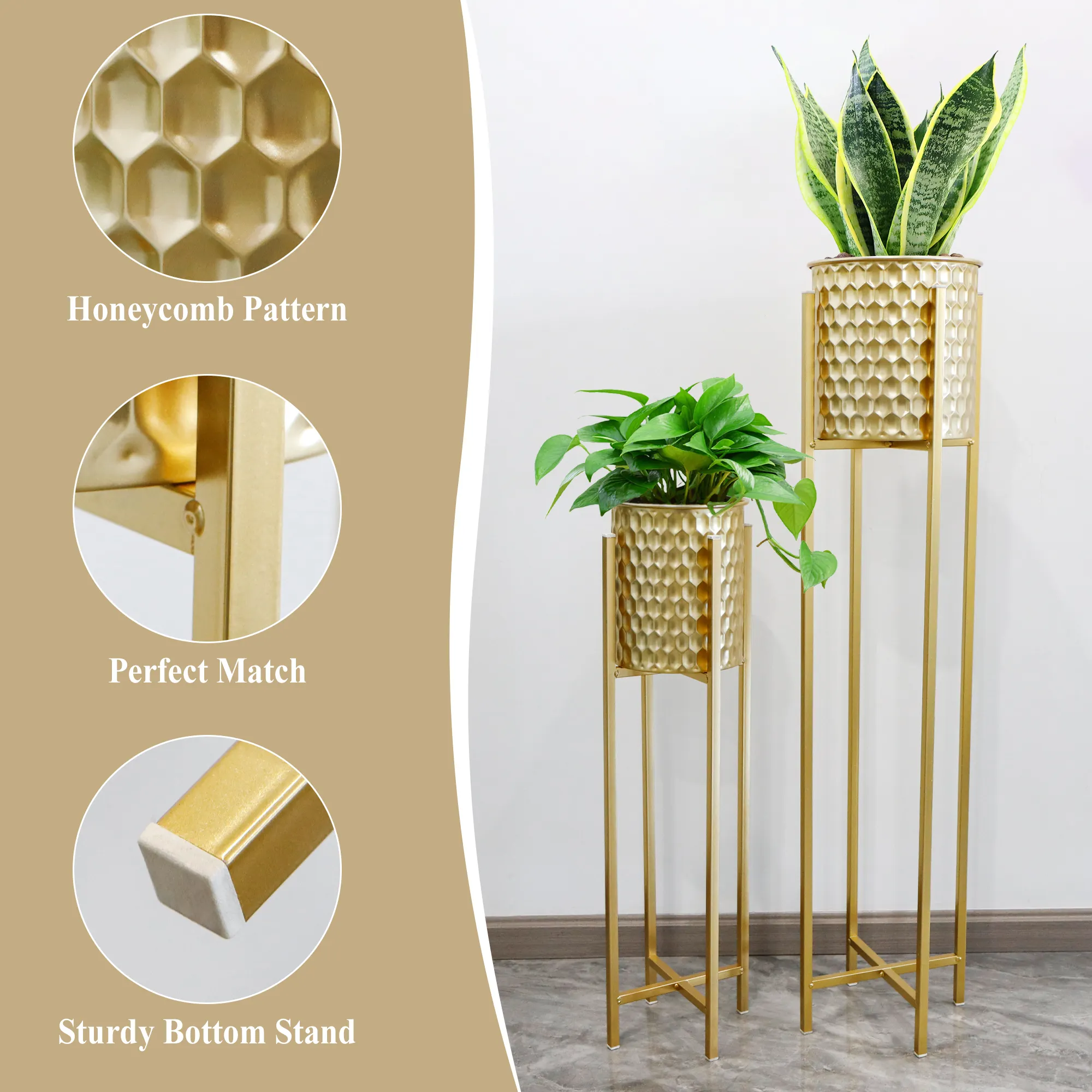 Metal Planters Hand Carved Wholesale - NEW IMAGE 6