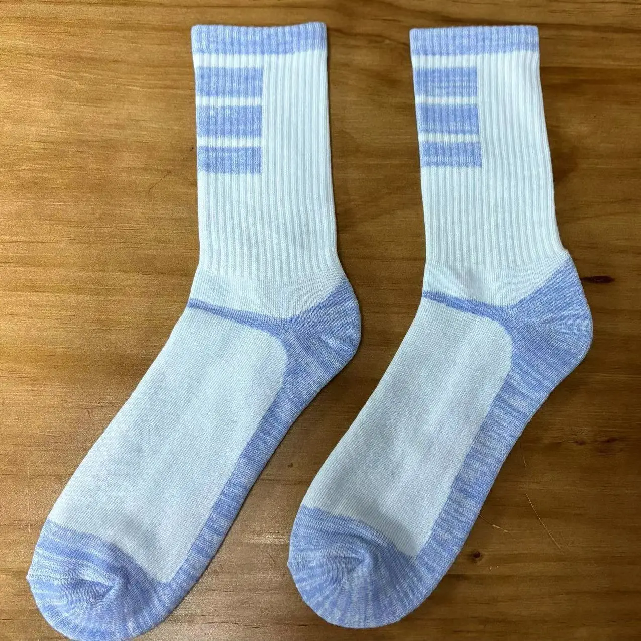 Childrens White Socks Customized Logo Accept by Huayang 3