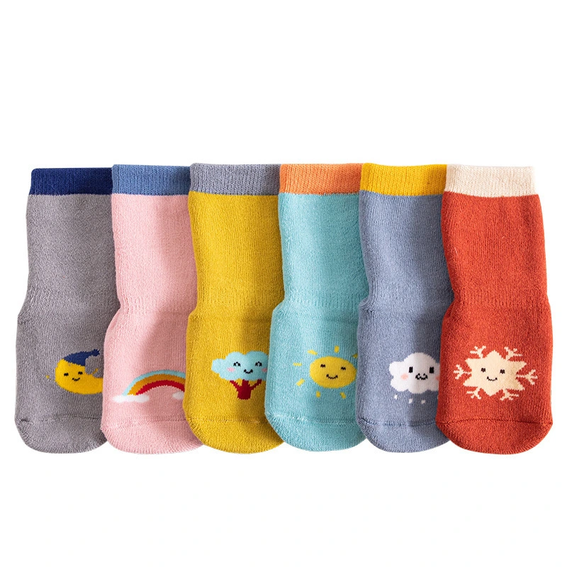 Calcetines coreanos de algodón orgánico para bebés y niños al por mayor - Cantidad a elegir 1