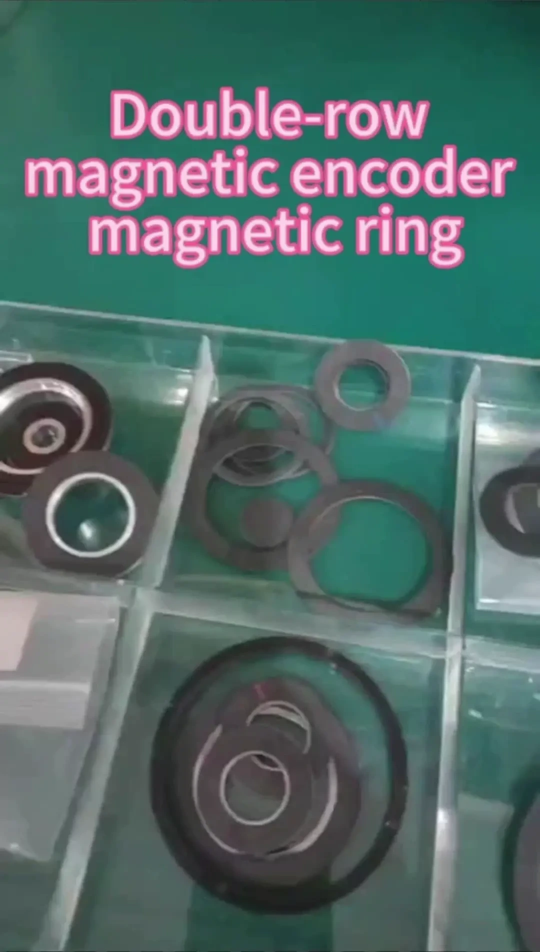 Kundenspezifische Automatisierung. Erkennung von 32-poligen, 64-poligen Permanent-Multipolen, rotierend, für gebundene Preissensoren, Encoder-Pole, Magnetring 1